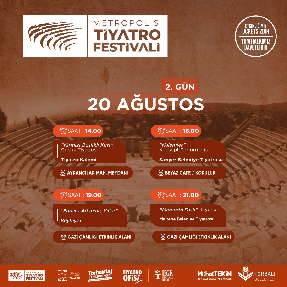 Torbalı’da ‘Tiyatro Festivali’ başlıyor