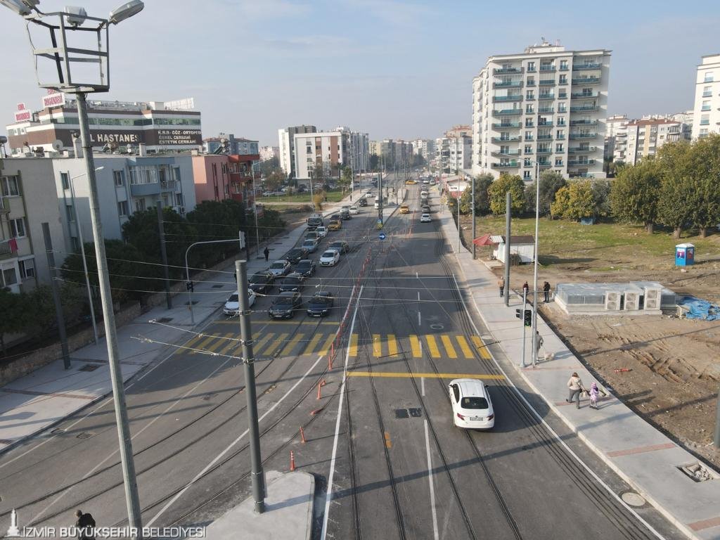 Çiğli Tramvay hattına elektrik veriliyor