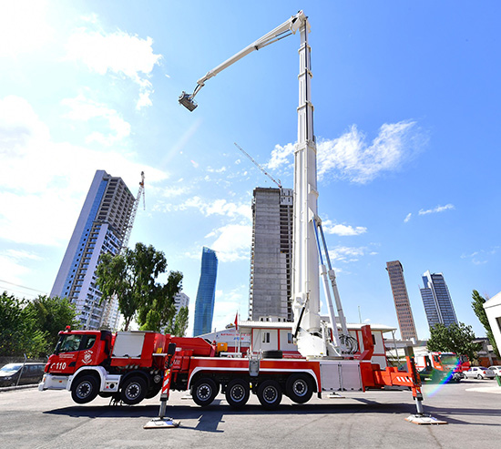 Türkiye’nin en uzun yangın merdiveni