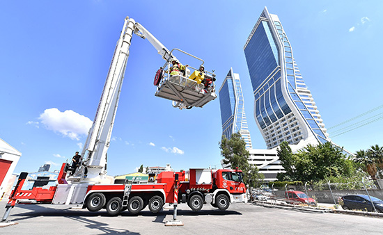 Türkiye’nin en uzun yangın merdiveni