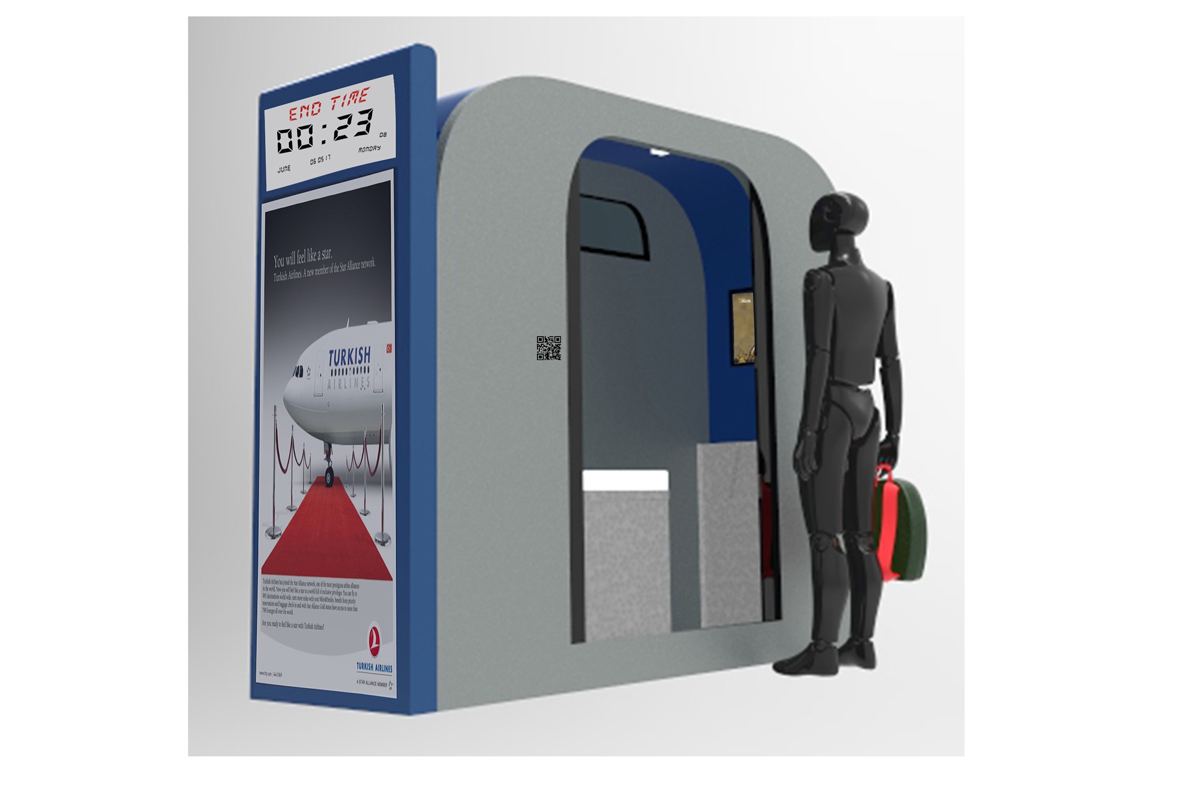 Havaalanları için uyuma kapsülü