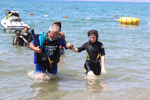 Derinliğe dokundular