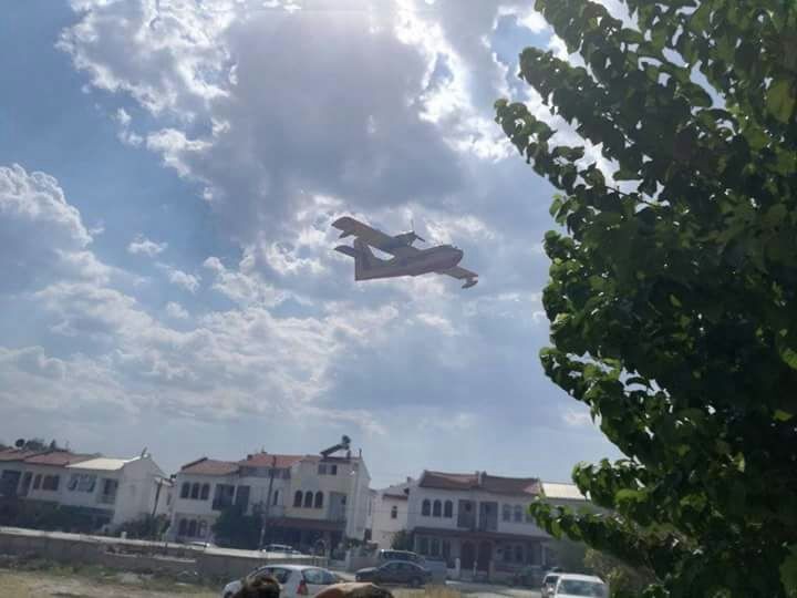 İzmir'de piknik alanı yakınında yangın