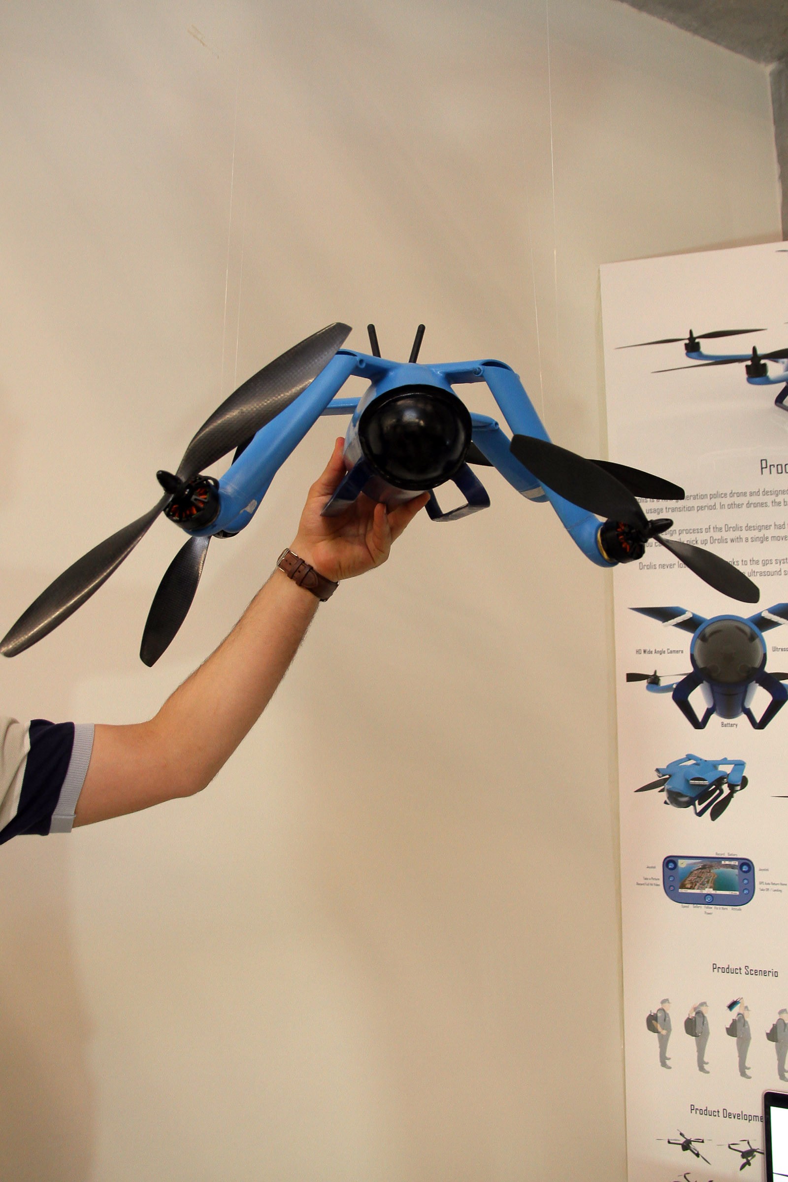 Polisler için özel drone