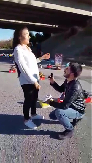 İzmir'de 'cinayet gibi' evlilik teklifi