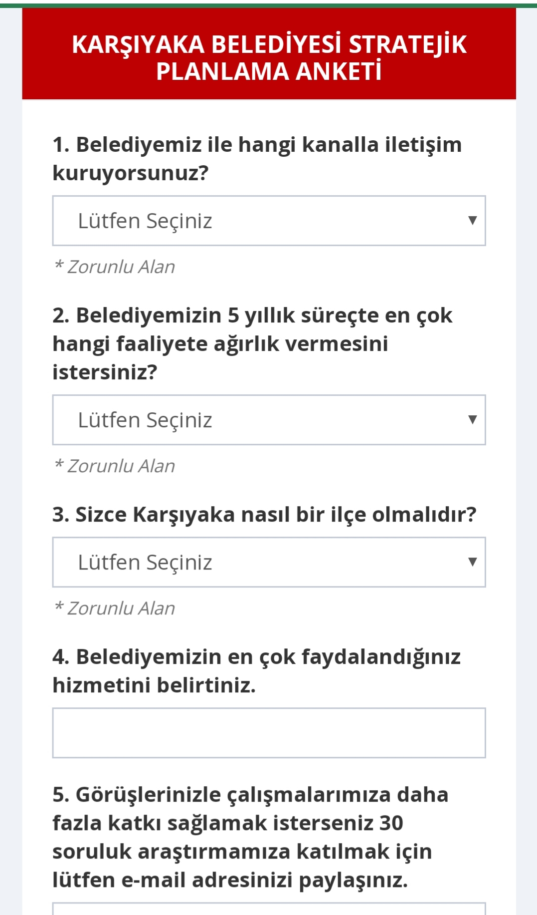 Belediyeden dijital katılımcı demokrasi atağı