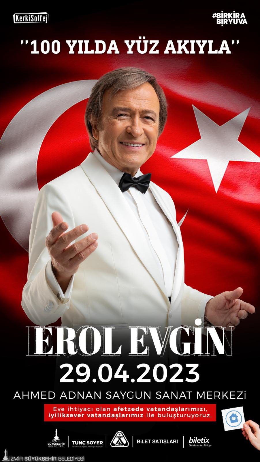 Erol Evgin sahneye çıkacak, geliri Bir Kira Bir Yuva dayanışmasına akacak