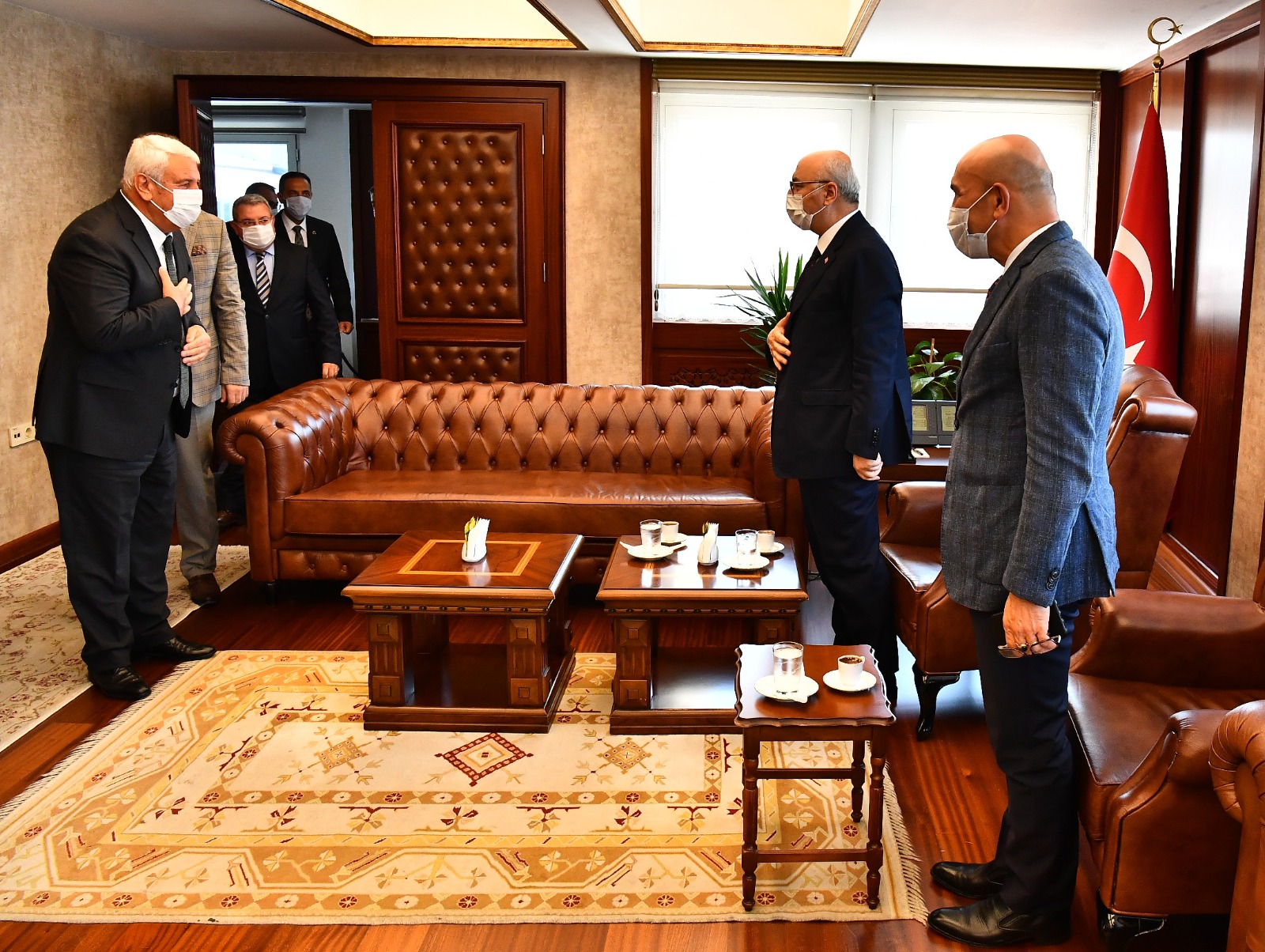 İzmir Valiliğinde bayramlaşma töreni yapıldı