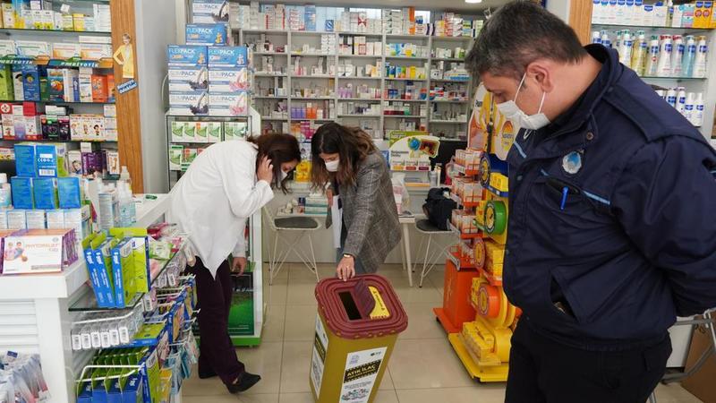 Çeşme'de atık ilaçlar çöpe gitmeyecek