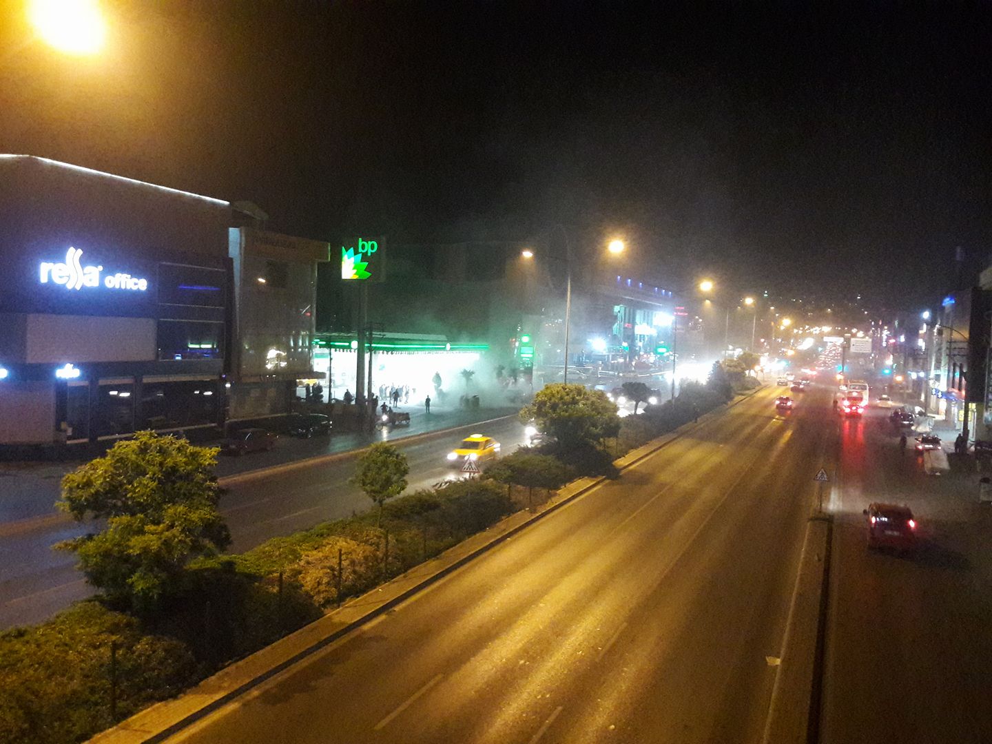 İzmir'in göbeğinde büyük panik