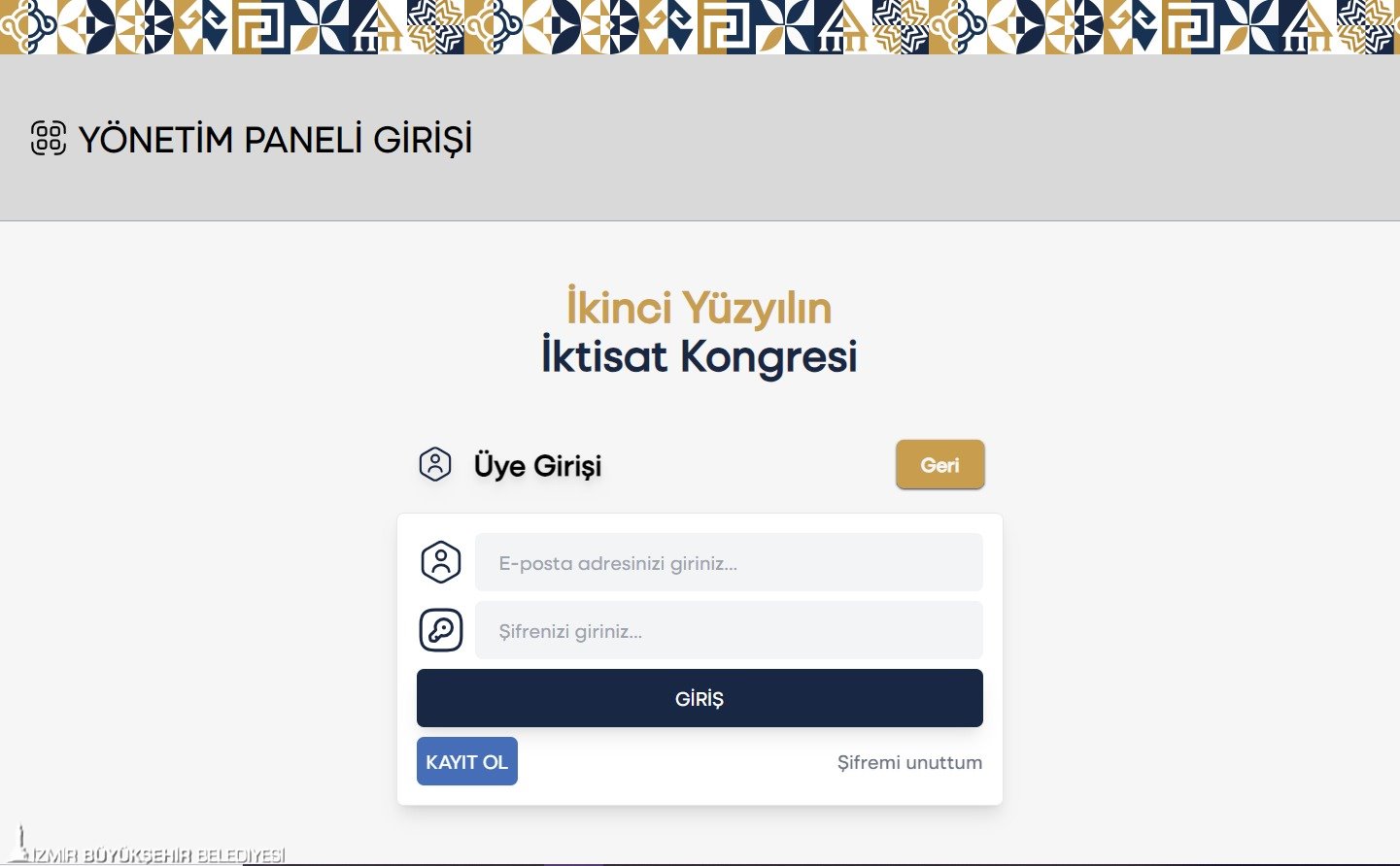 İktisat Kongresi Takip Sistemi yayında