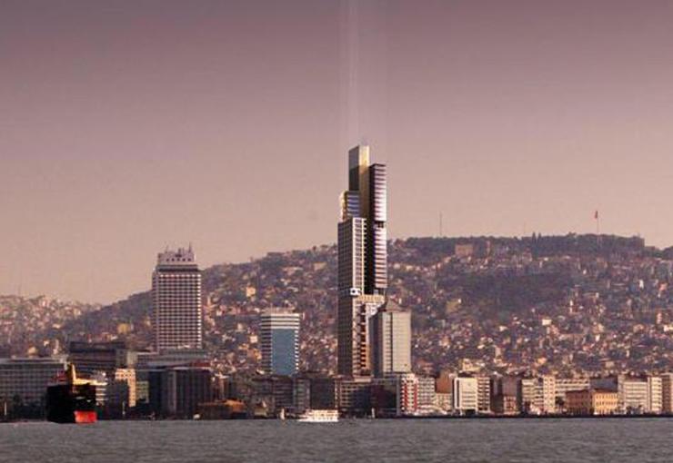 İzmir'deki dev gökdelen projesi yargıya taşındı