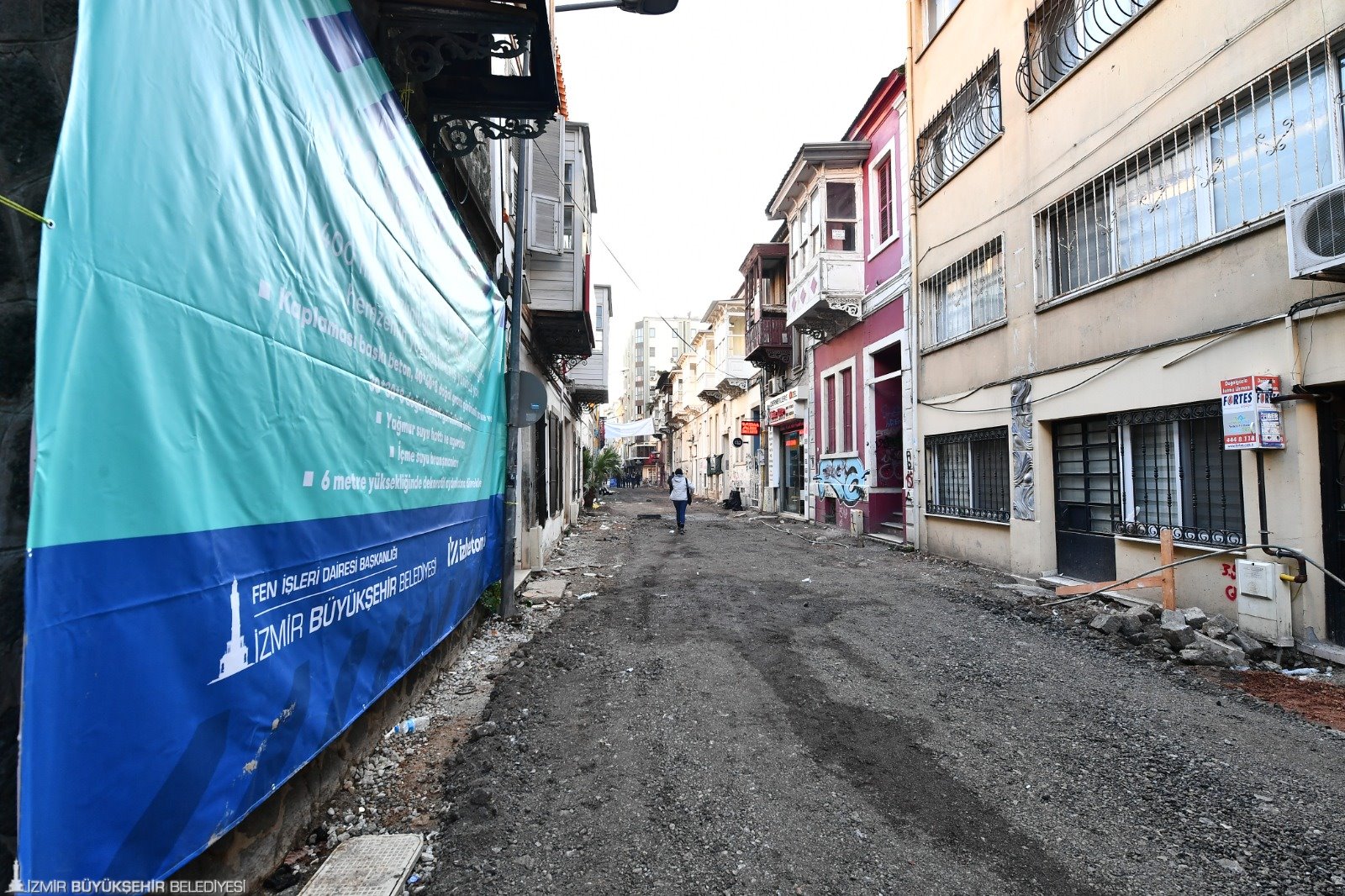 Alsancak Bornova Sokağı yayaların oluyor