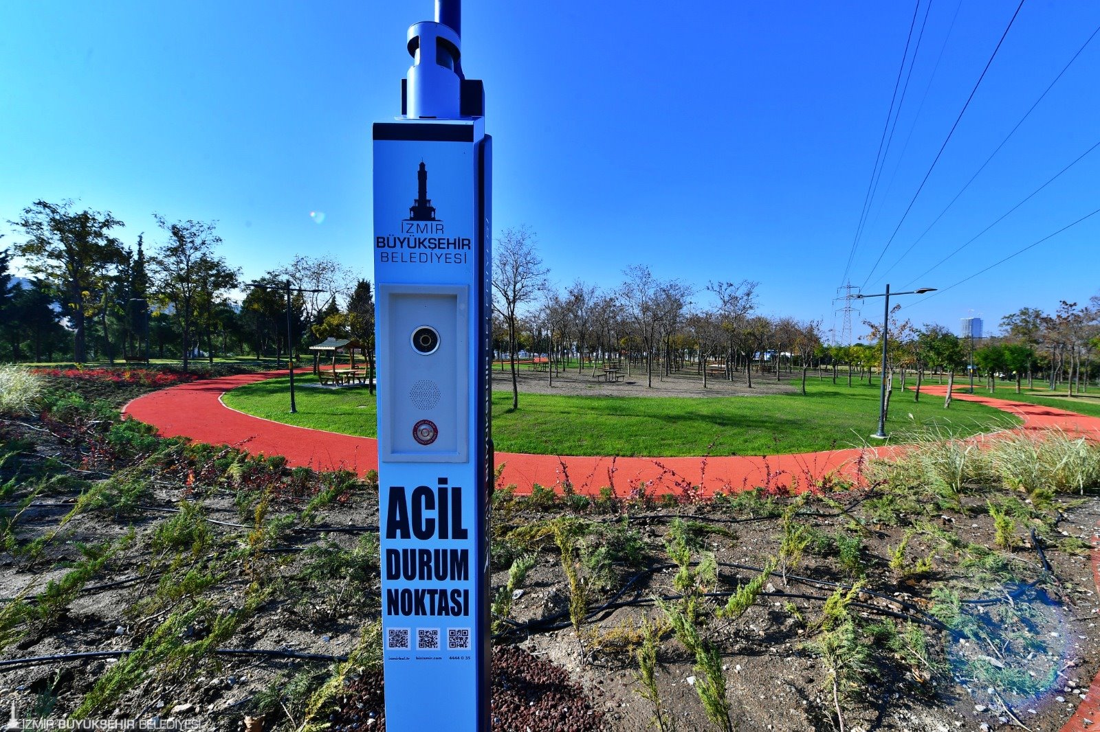 Dr. Behçet Uz Rekreasyon Alanı “acil durum butonu” ile daha güvenli