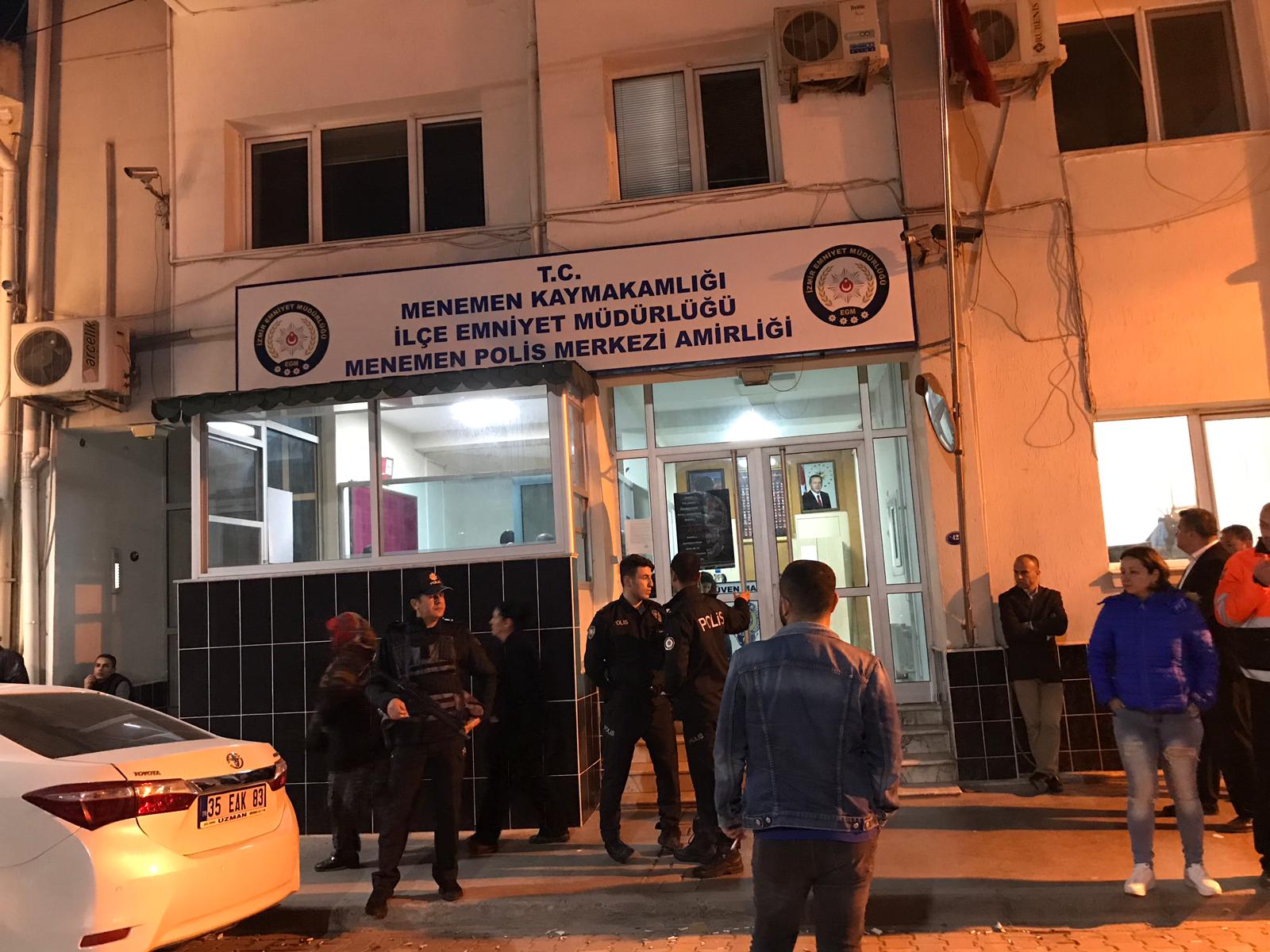 MENEMEN CHP ADAYI, SERDAR AKSOY'UN EŞİNE SALDIRI