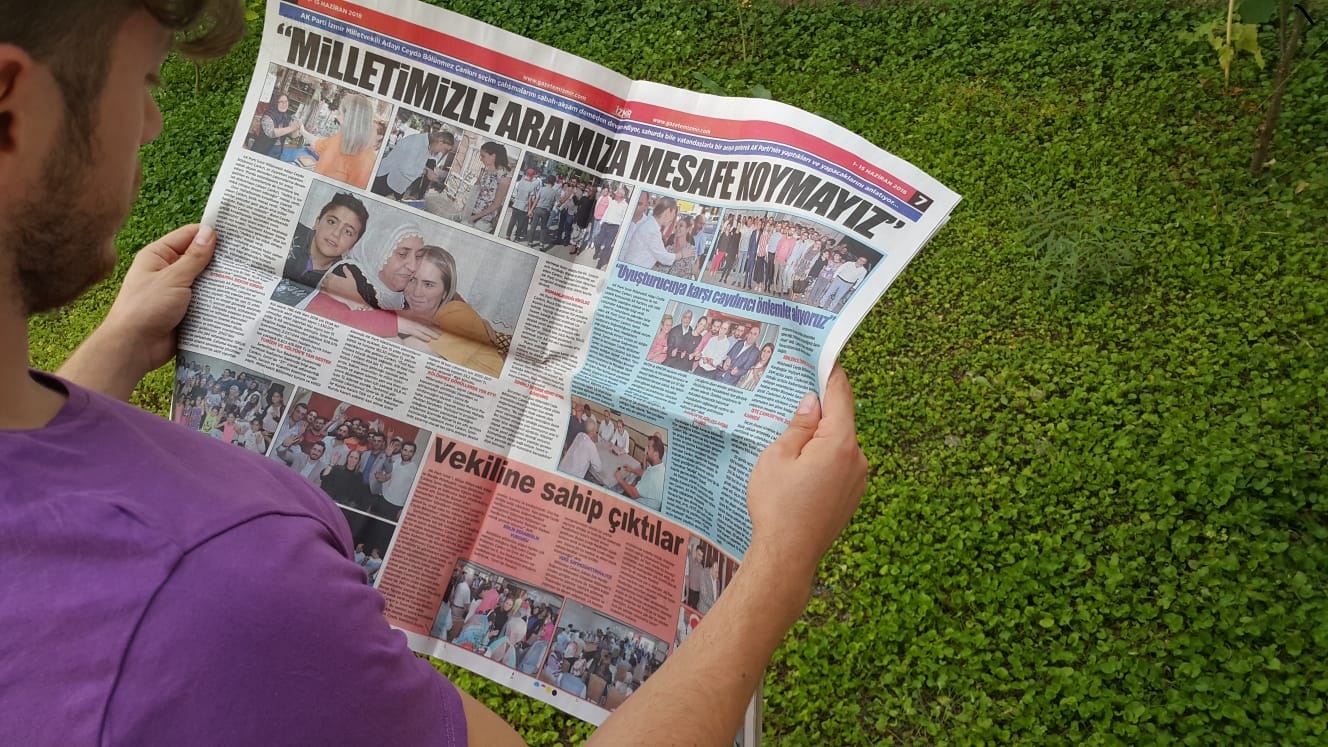 Gazetem İzmir her yerde