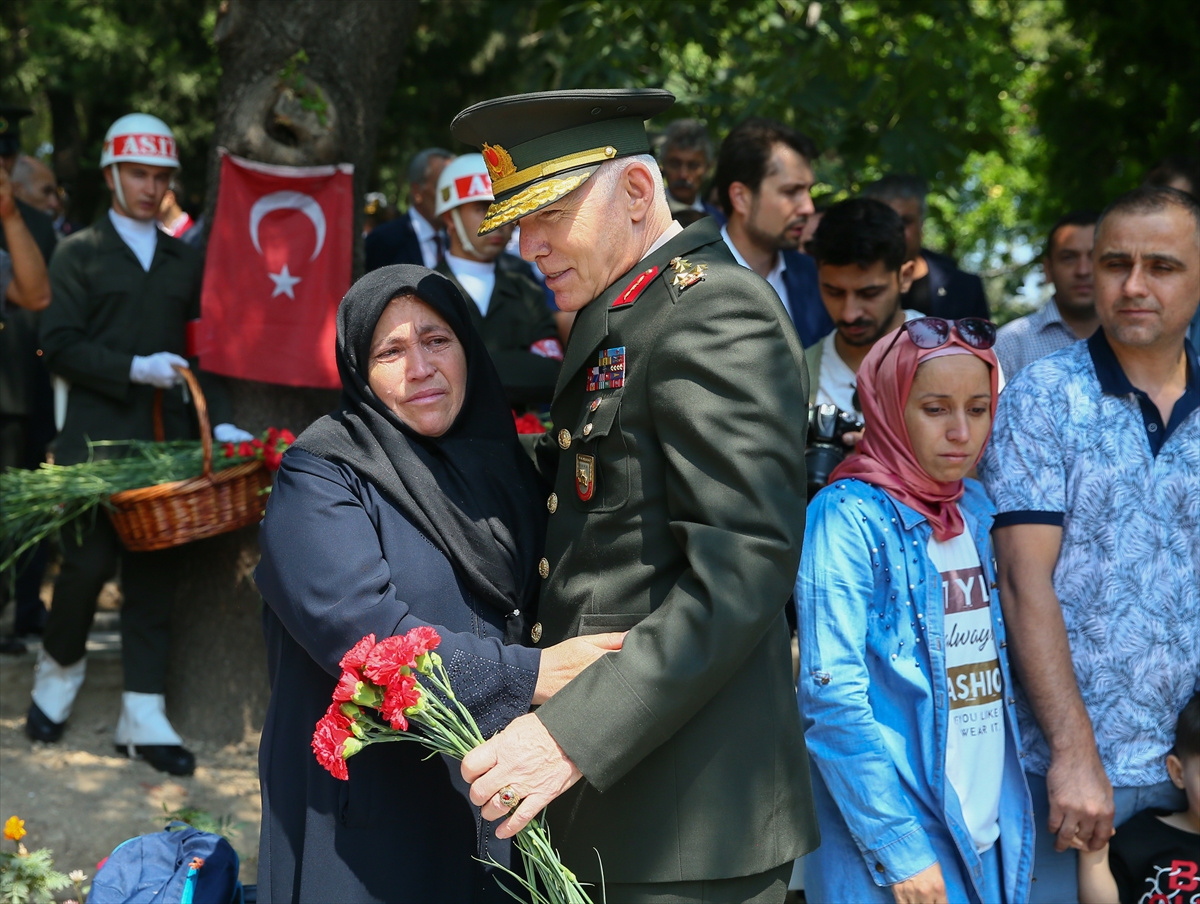 Kadifekale'de 15 Temmuz töreni