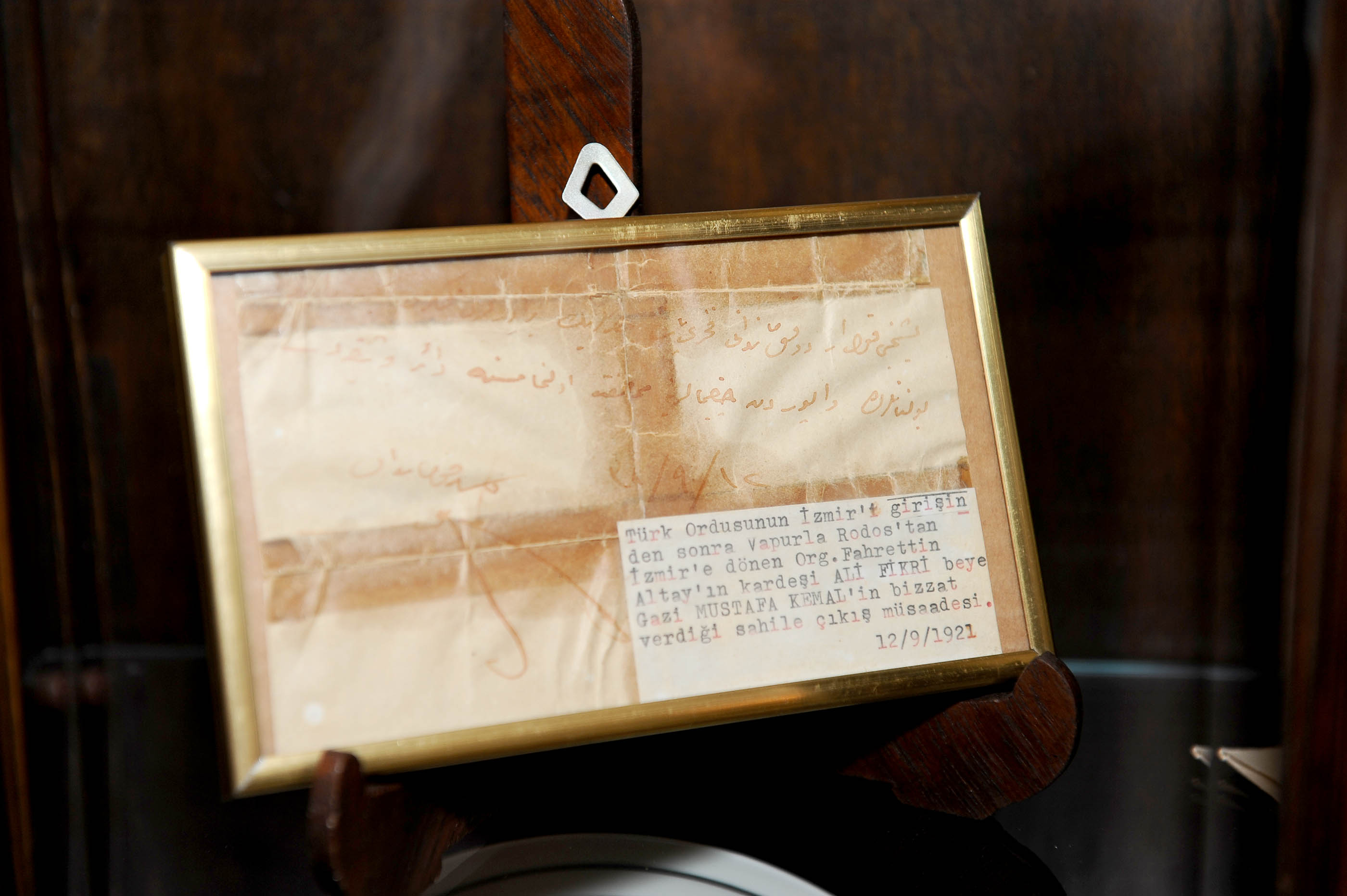 Atatürk’ün eşyaları Latife Hanım Köşkü’nde