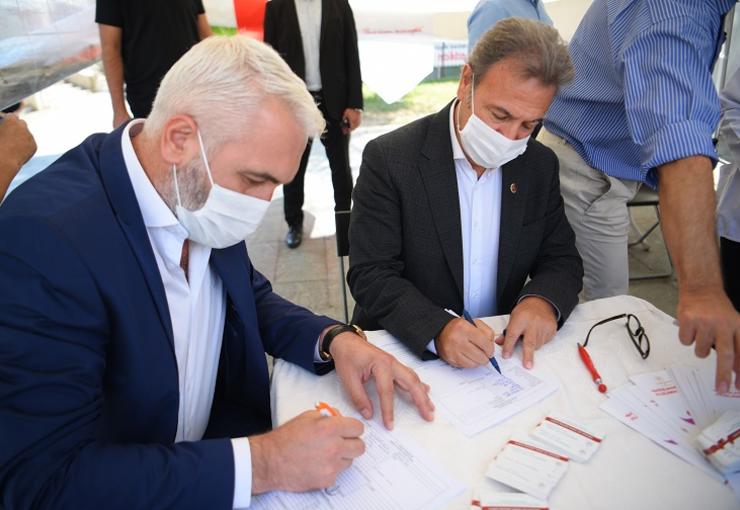 Başkan İduğ: “Kalbimi Bornova’ya bağışlıyorum”