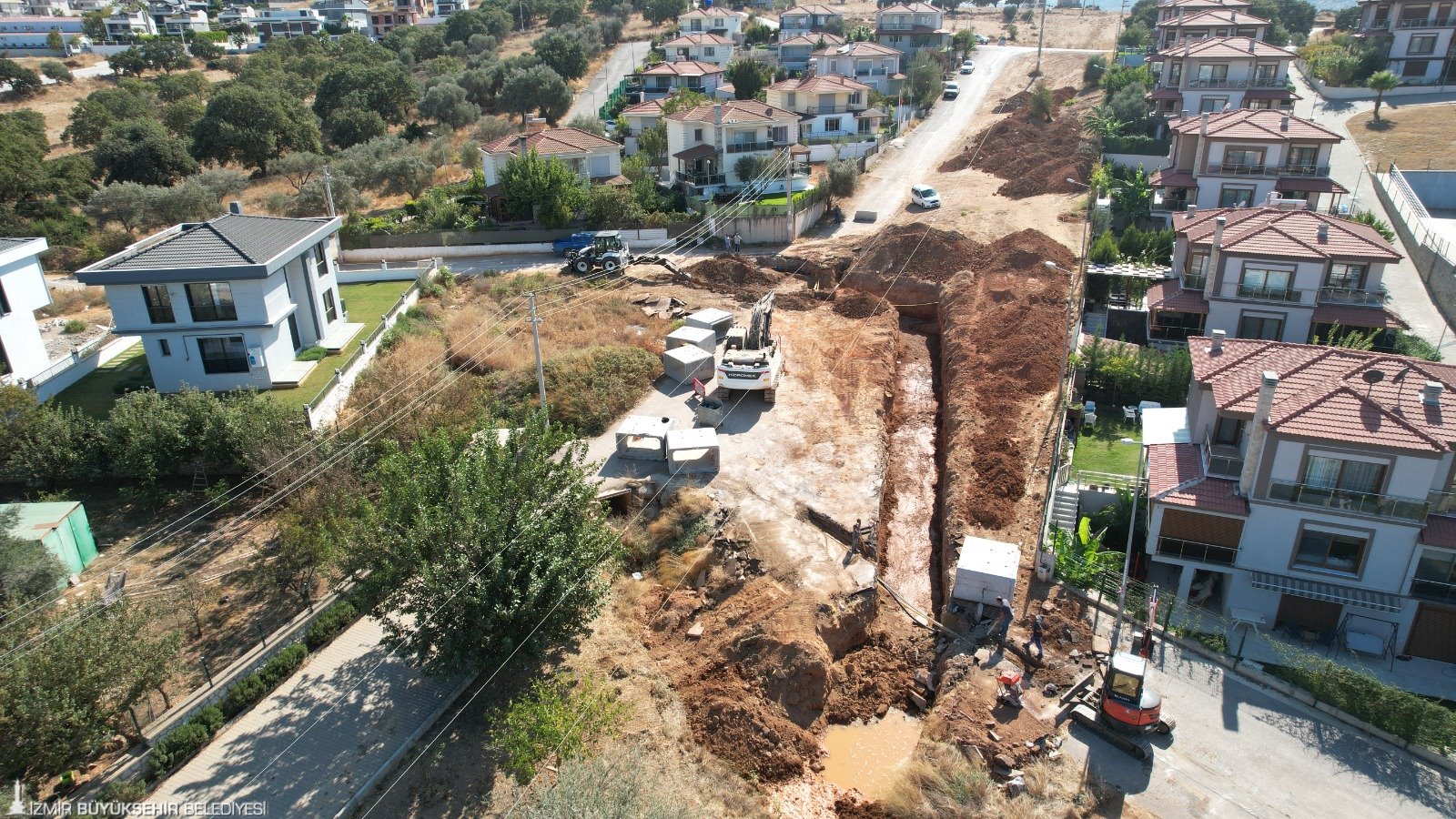 Güzelbahçe Kahramandere’de çalışmalar tamamlandı