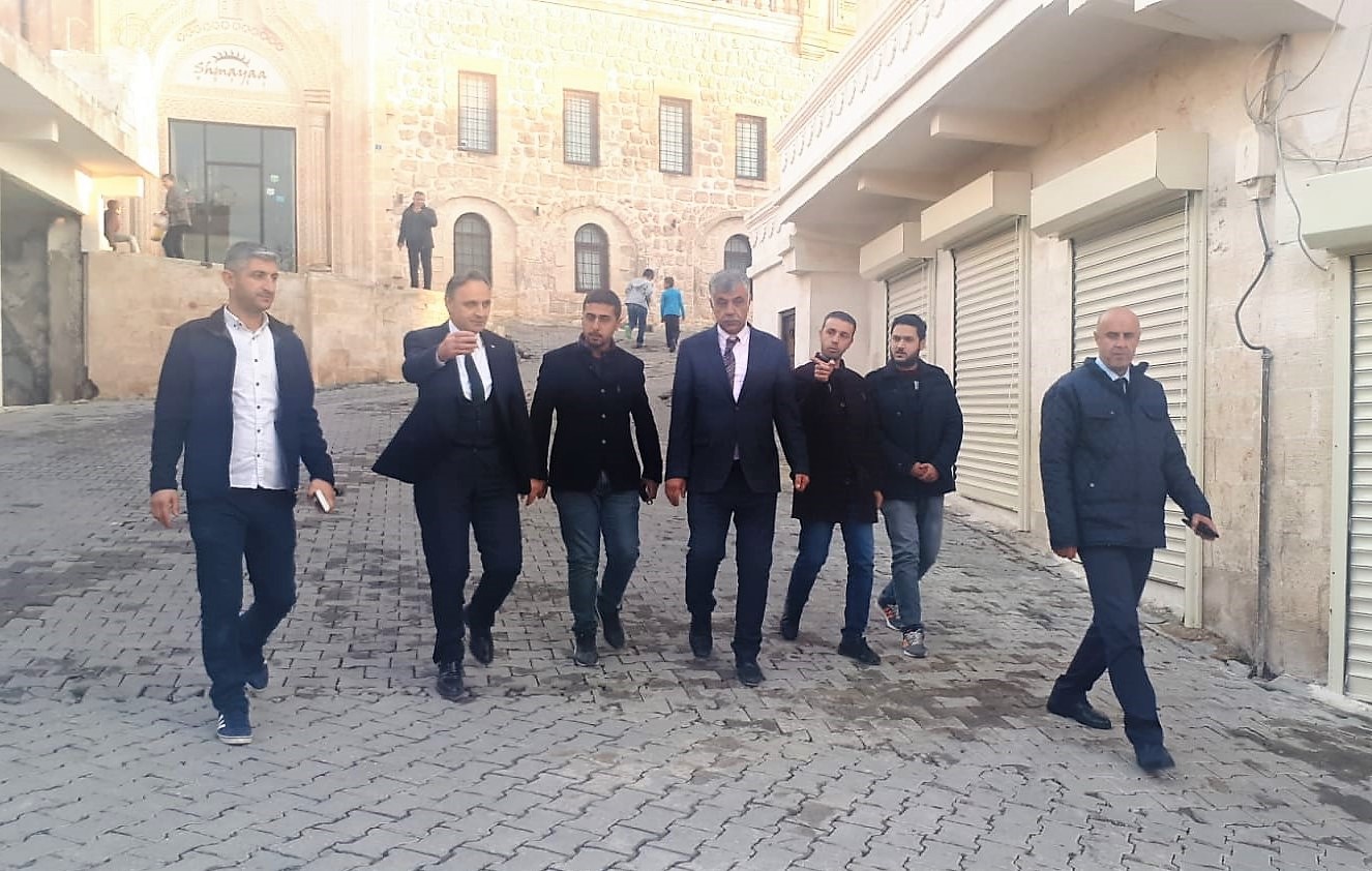 DİKA Genel Sekreteri Altındağ Midyat Tarihi Çarşıları Projesinde İncelemelerde Bulundu