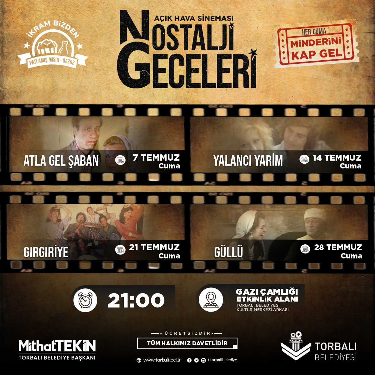 Torbalı’da “Nostalji Geceleri” başlıyor