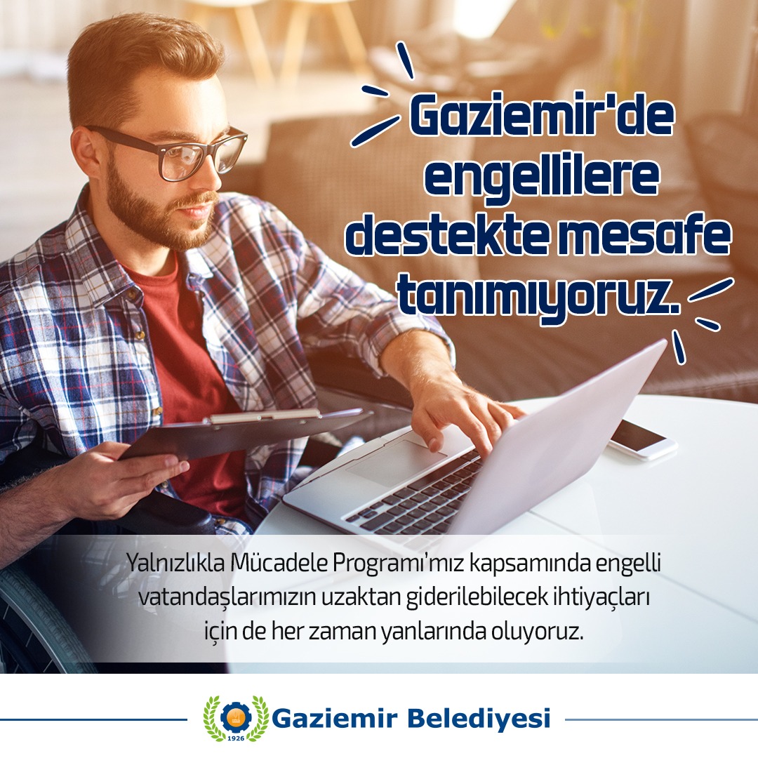 Gaziemir’de herşey engelliler için