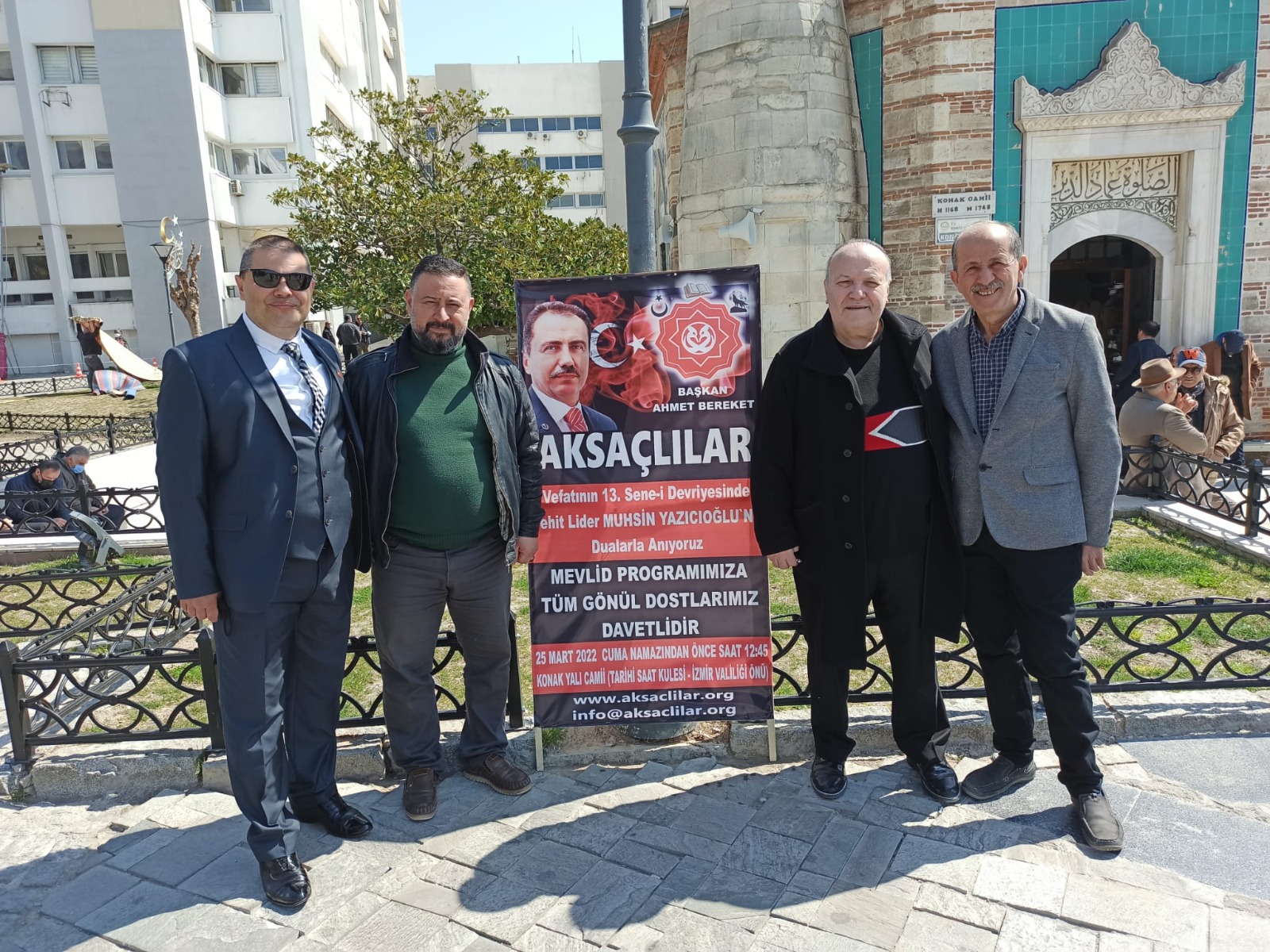 AKSAÇLILAR ŞEHİTLİDER YAZICIOĞLU VE BERABERİNDE ŞEHİT OLAN ARKADAŞLARINI ANDI…