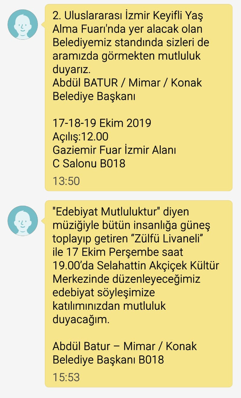 Salih Erkek Yazdı...