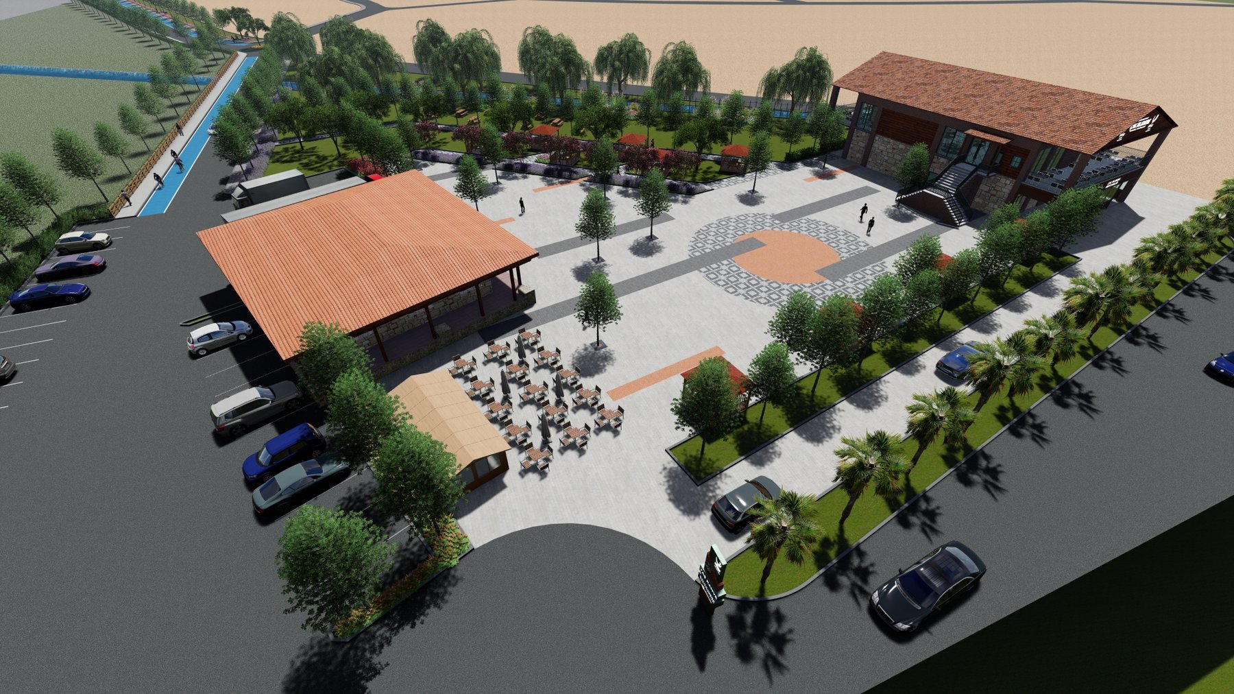 Aliağa Belediyesi’nin Hazırladığı Sosyal Yaşam ve Rekreasyon Alanı Projesinde Saha Çalışmaları Başladı.