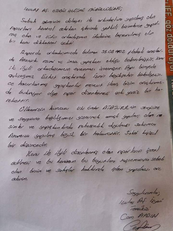 İZULAŞ'ta Skandal işten çıkartma