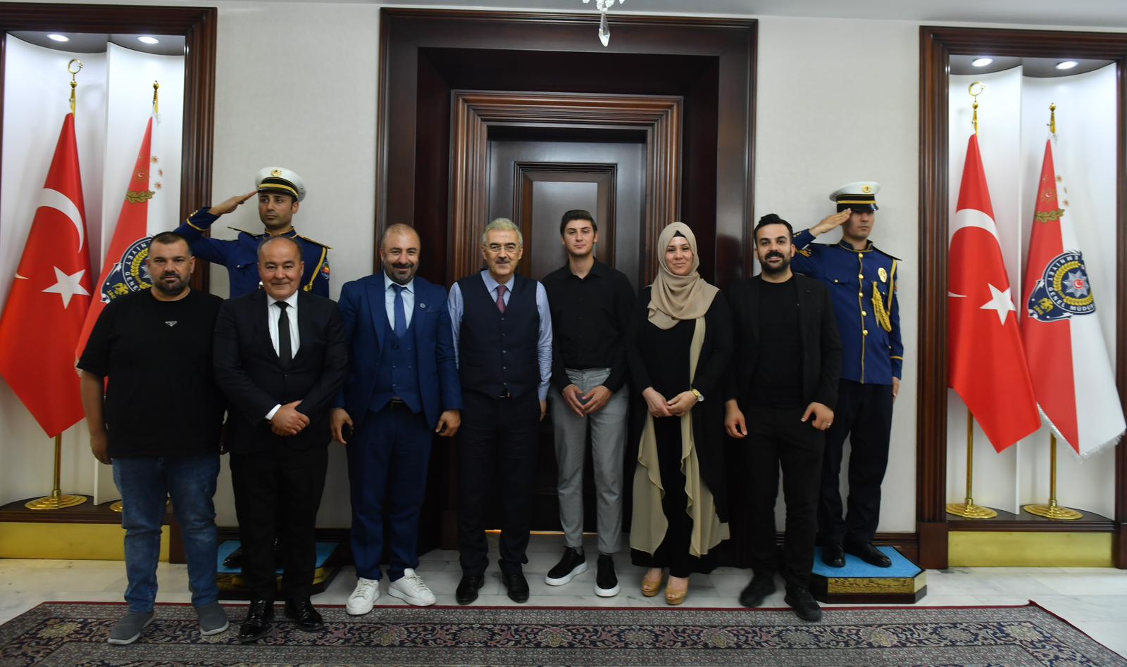 İMGİAD HEYETİNDEN EMNİYET GENEL MÜDÜRÜ AYYILDIZ'A ZİYARET