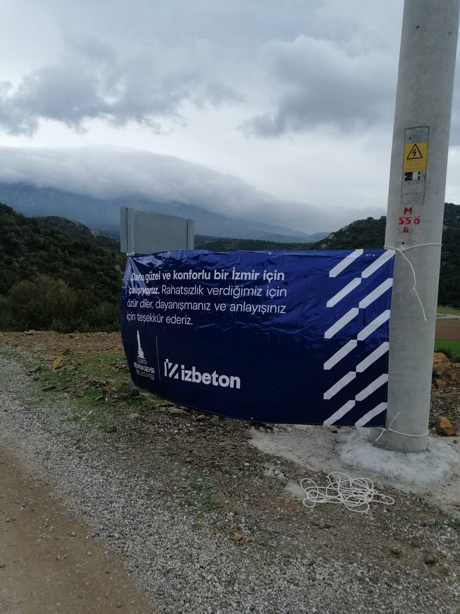 Karaburun yolları köstebek yuvası!