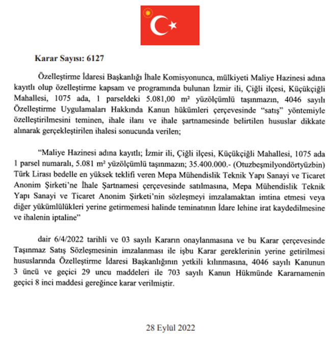 Cumhurbaşkanı Erdoğan onayladı: 3 önemli İzmir kararı!