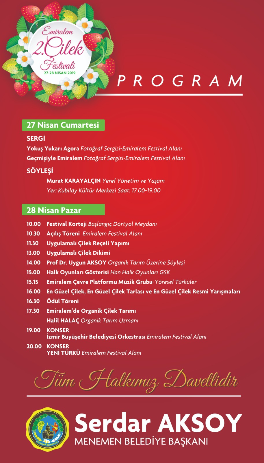 Emiralem çileği İzmirliler ile buluşuyor