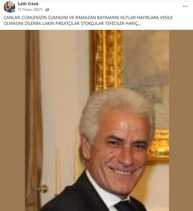 Salih Erkek yazdı...