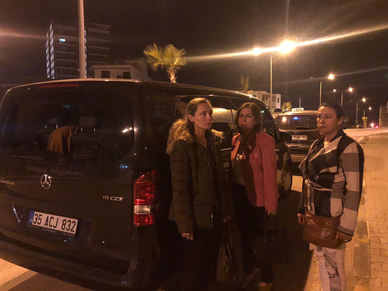 MENEMEN CHP ADAYI, SERDAR AKSOY'UN EŞİNE SALDIRI