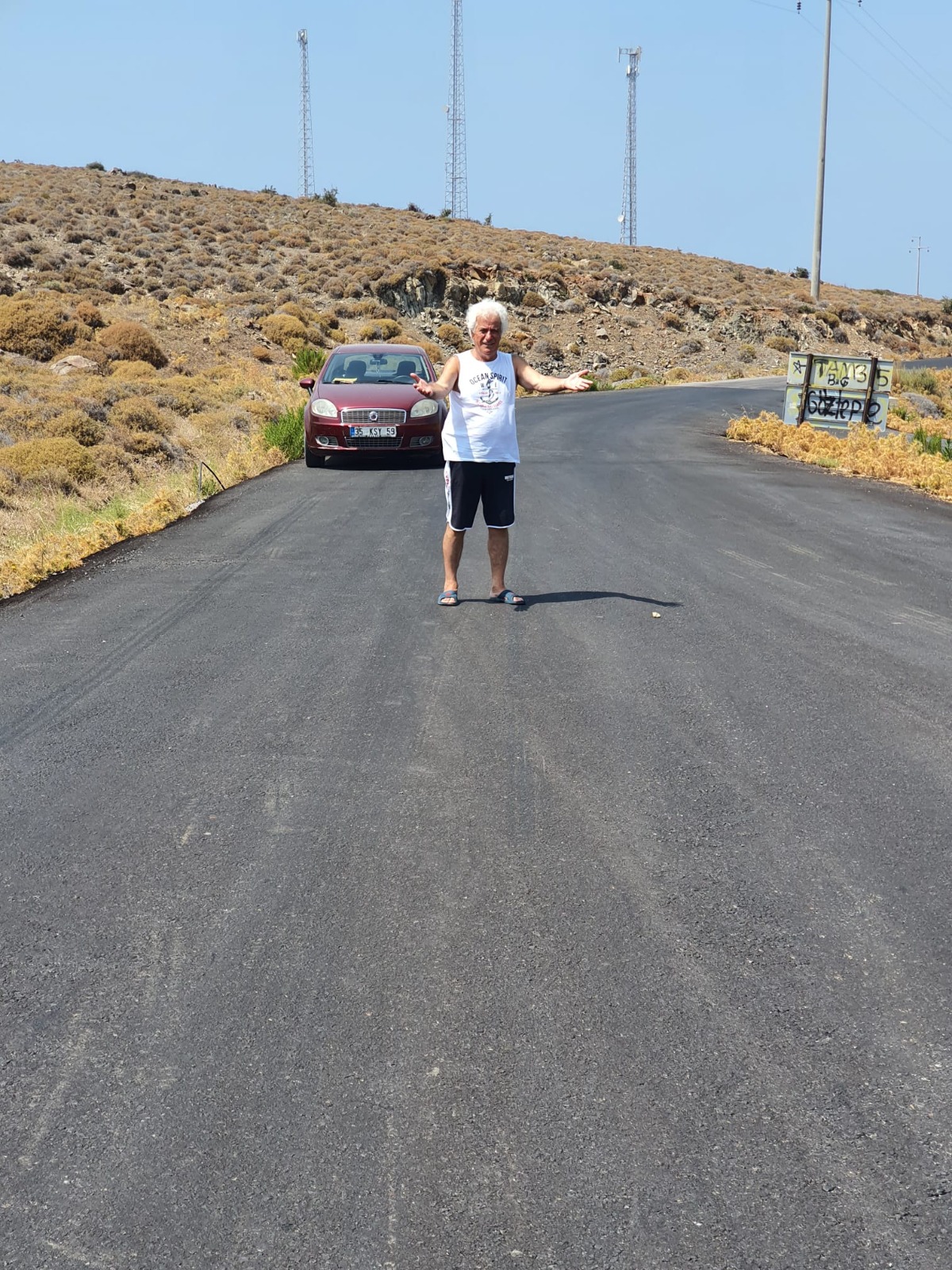 ŞİKAYETE SEBEP OLAN YOLDA ÇALIŞMALAR HIZLANDI