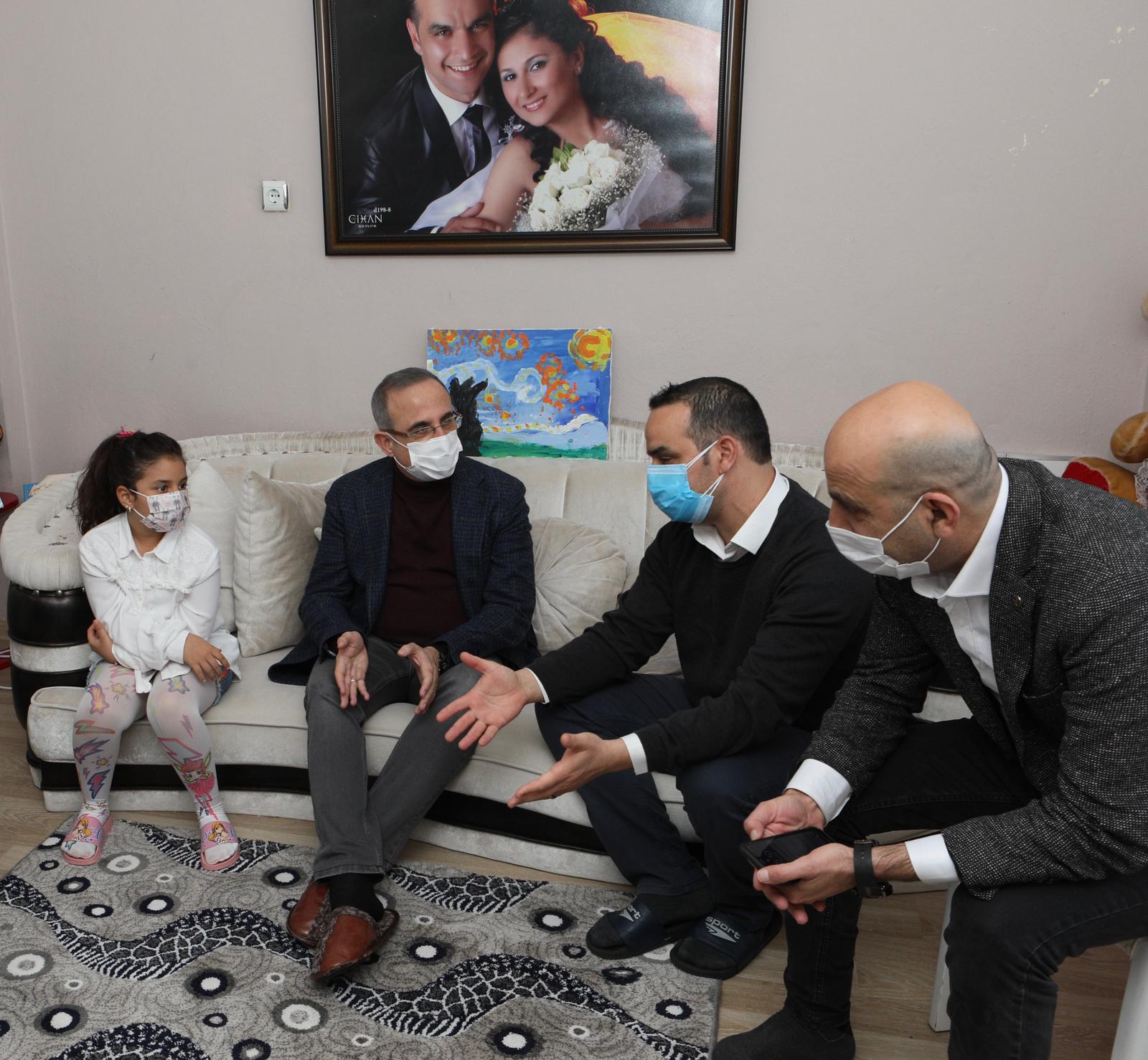 Başkan Sürekli’den şampiyon öğrenciye ziyaret