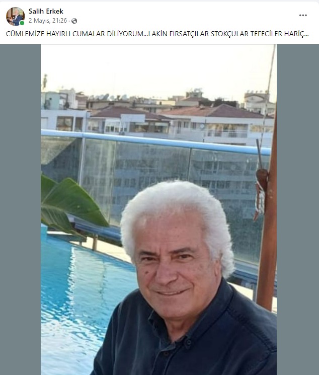 Salih Erkek yazdı...