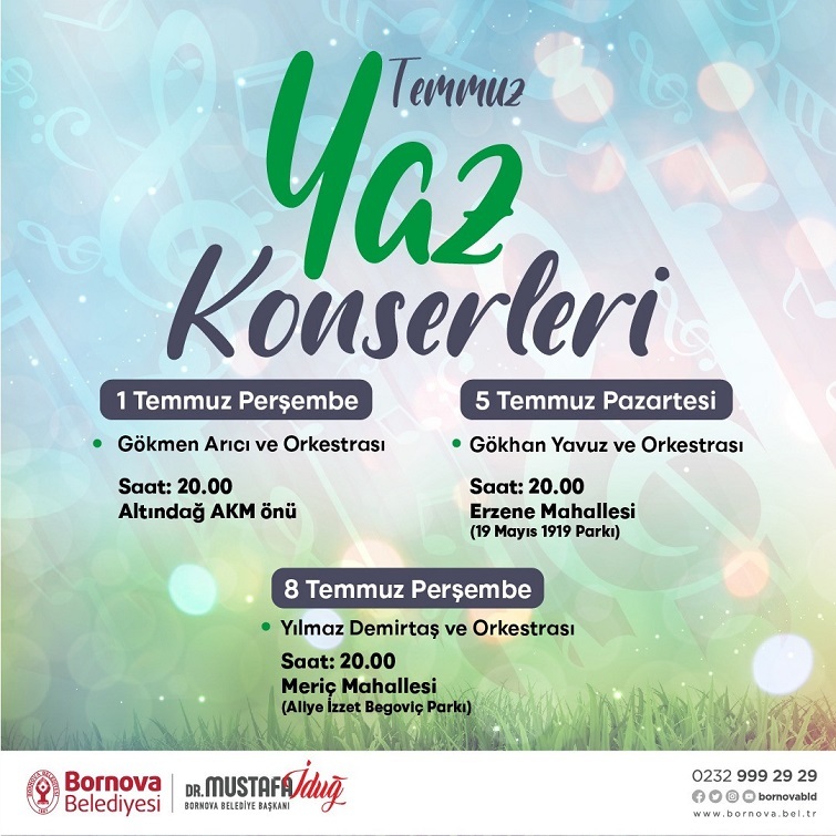 Bornovalılar müziğe doyacak