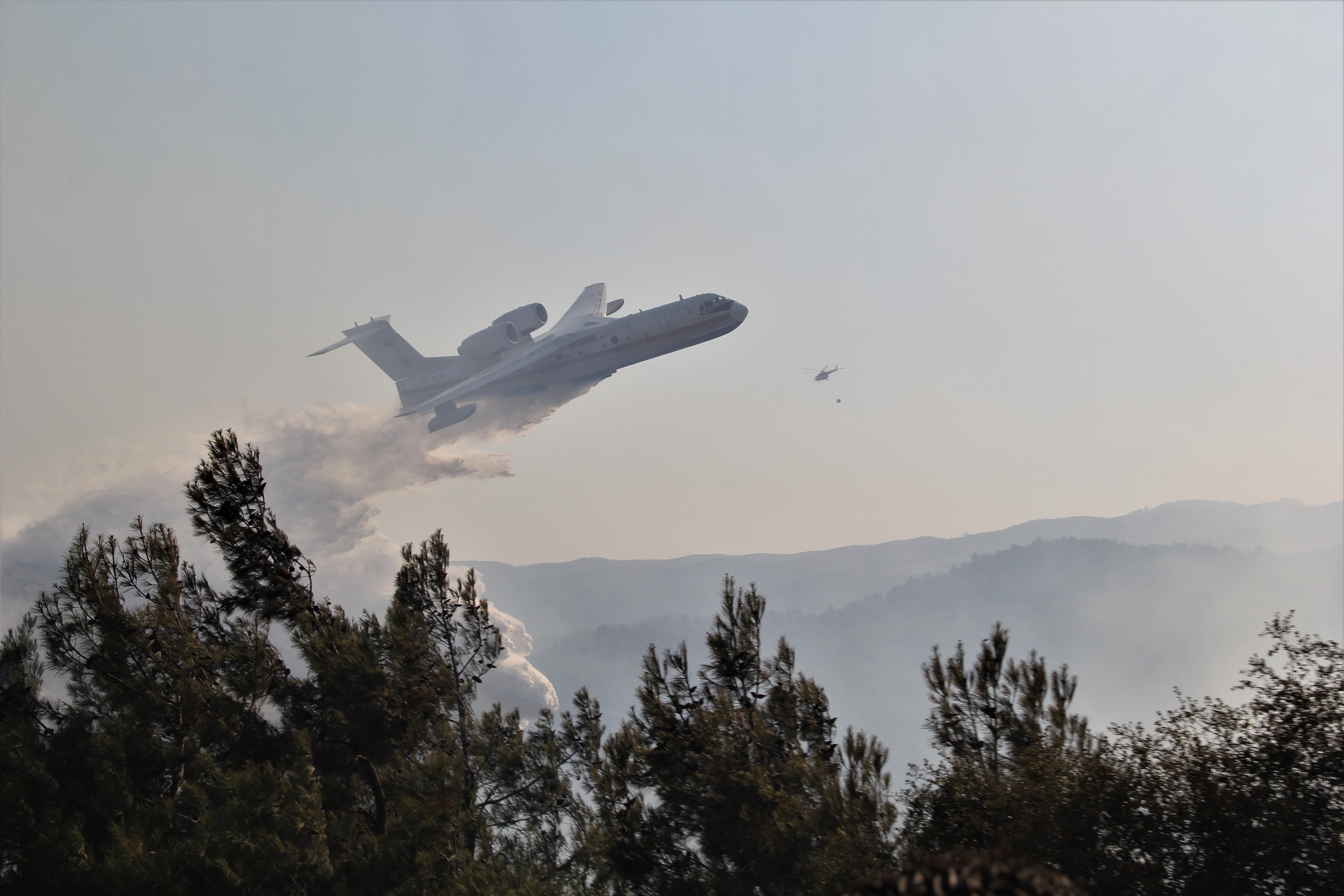 Menderes'te çıkan yangın sonrasında 1 şüpheli yakalandı