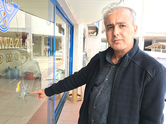 Haraç iddiasıyla silahlı saldırıya uğrayan esnaf o anları anlattı