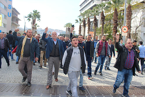 Pazarcılardan pazaryeri eylemi