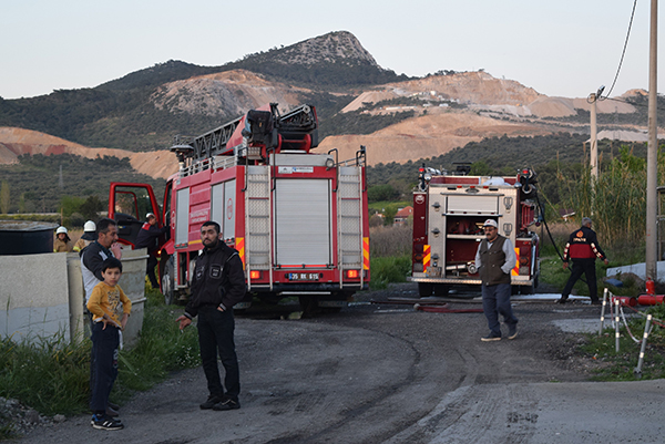 Balık çiftliği alev alev yandı