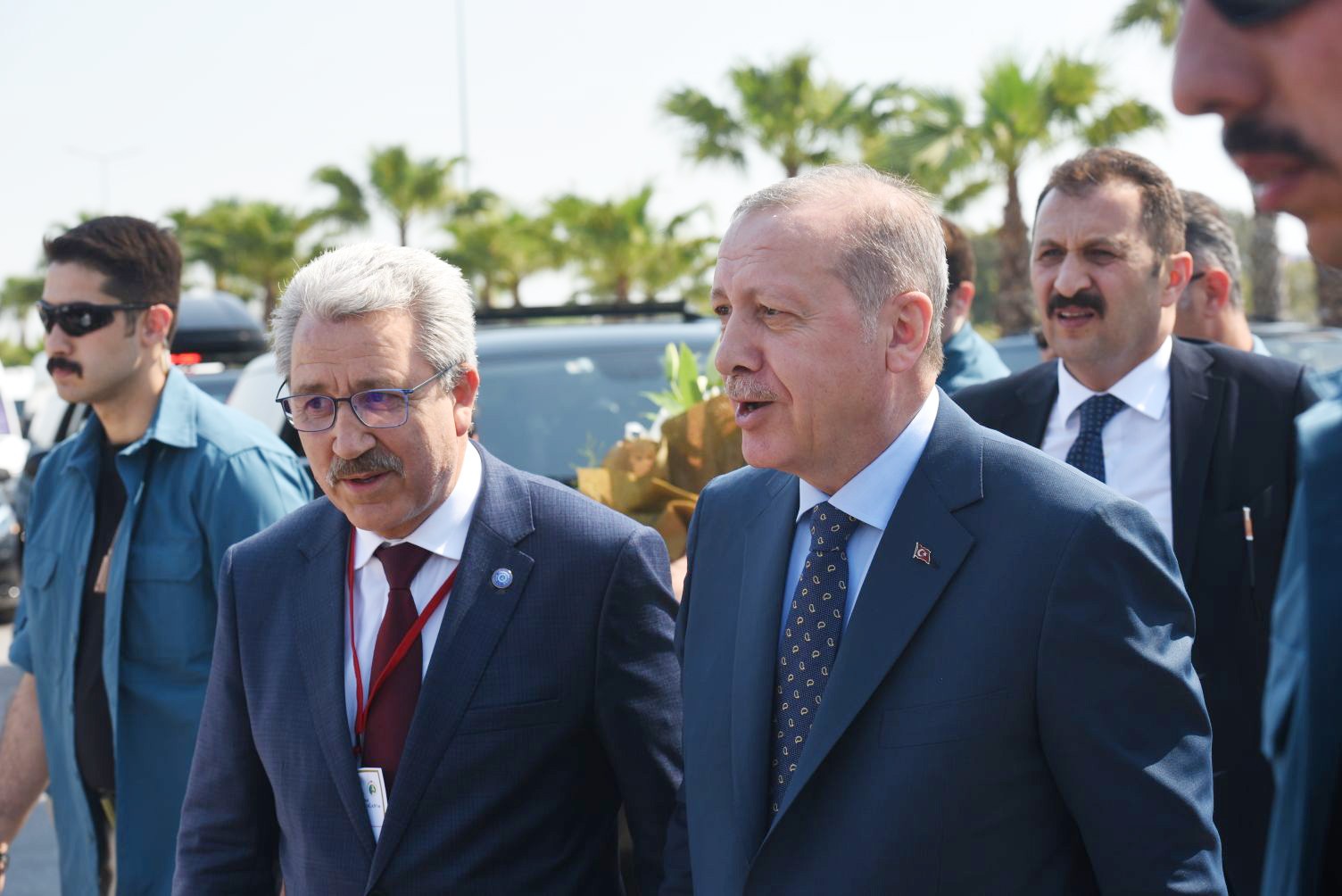 Egelilerden Cumhurbaşkanı Erdoğan’a sürpriz karşılama