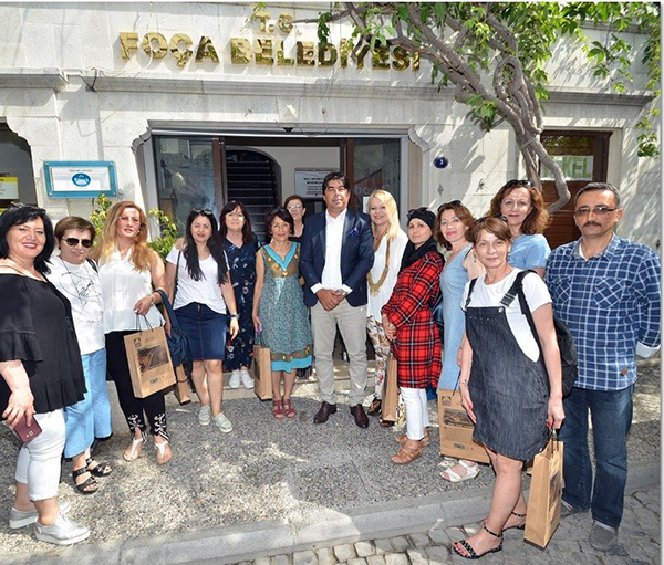 Zonguldaklı misafirler Foça'da...