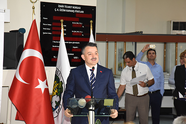 Kuru üzüm ve kuru incirde ilk ürün töreni