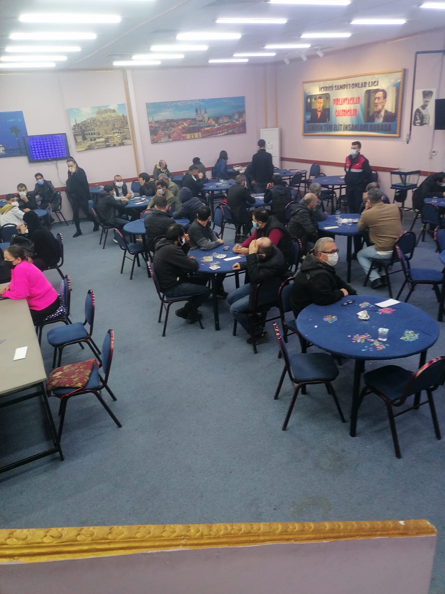 Kolpaçino kumarhanesine bir baskın daha