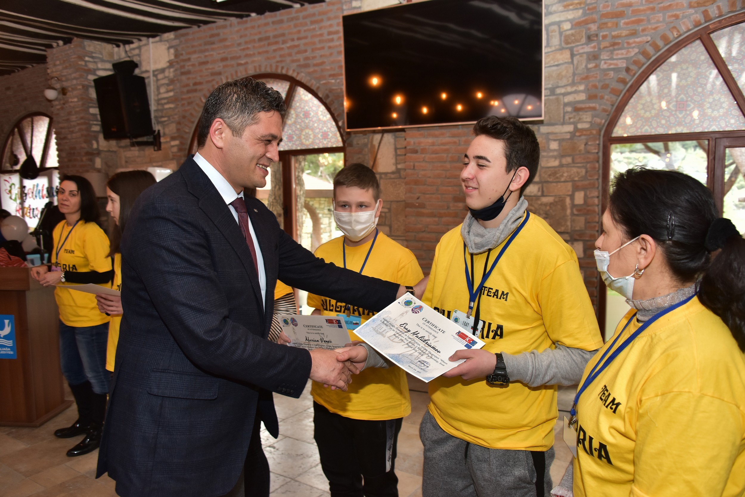 5 ülkeden 22 öğrenci Aliağa’da buluştu